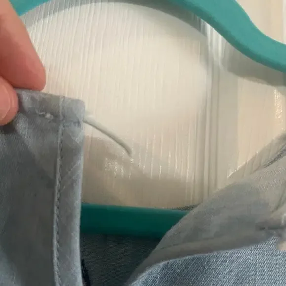 Hayden Los Angeles light blue embroidered Shift Dress size medium - Picture 12 of 16